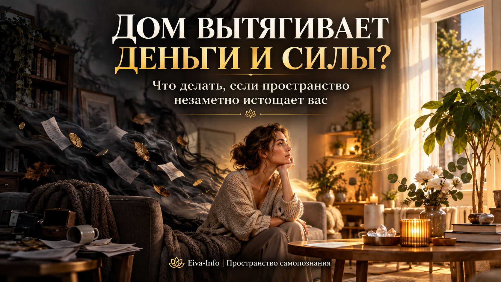 дом забирет стлы, деньги энергию