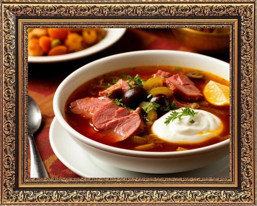 суп солянка с копченостями рецепт классический