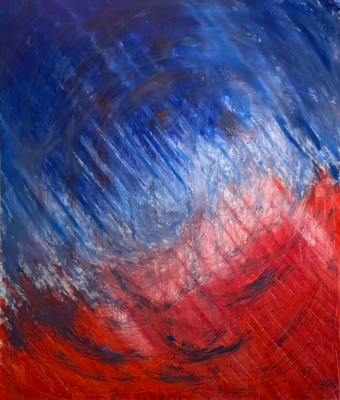 Abstract painting by contemporary artist Vladimir Tolkachev