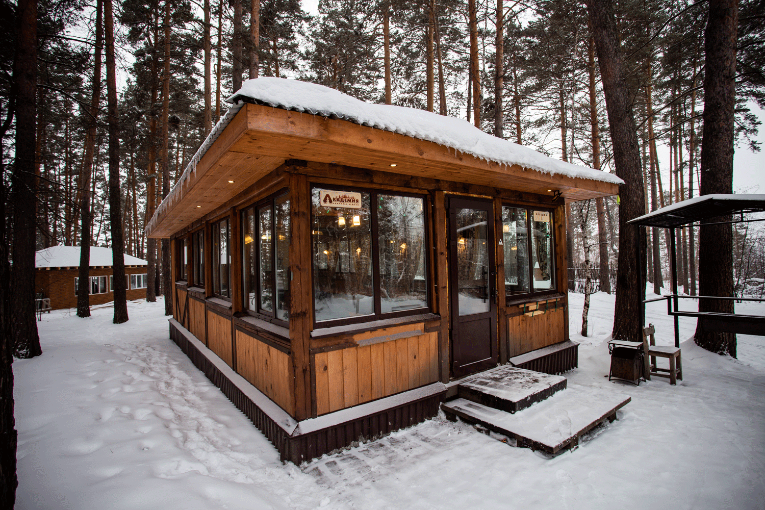 Беседка теплая фото