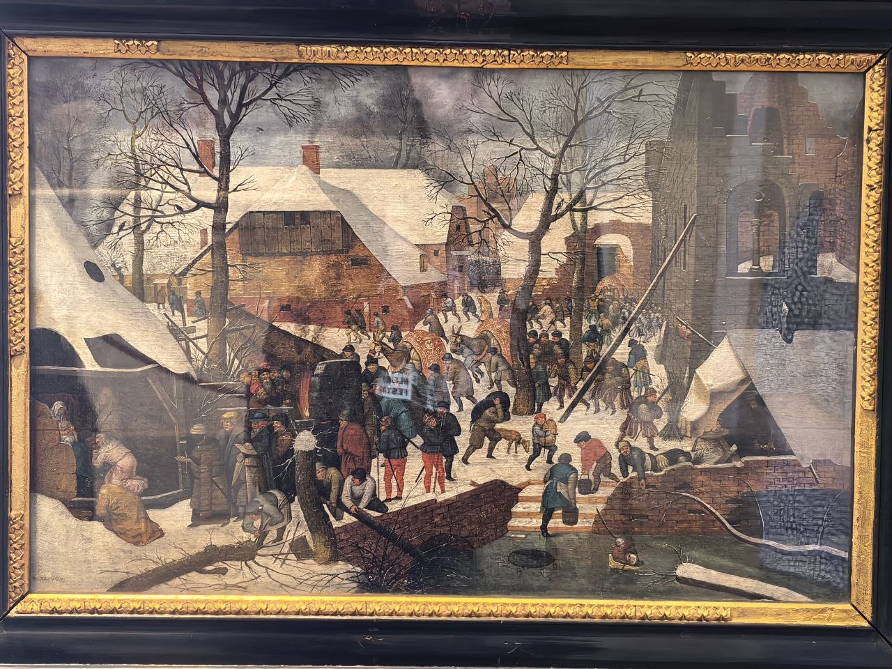 Питер Брейгель Младший (ок. 1564 – 1638). «Поклонение волхвов». Поступление 1922, Музей Академии художеств, Петроград