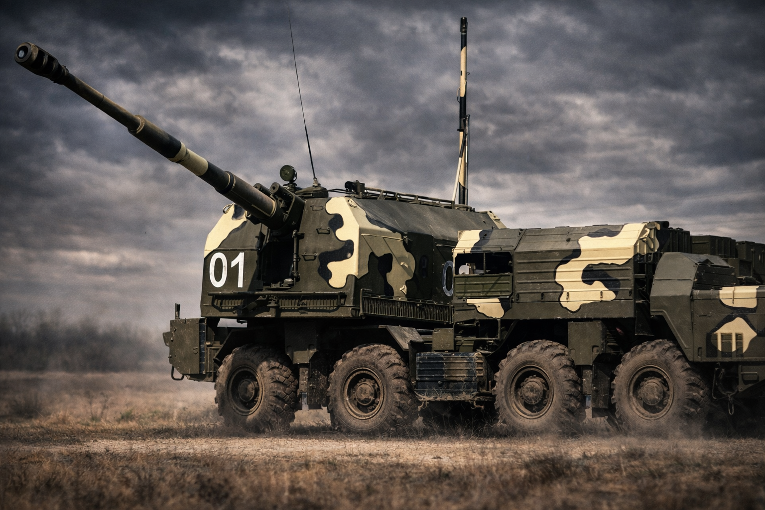 Модель А-222 Берег — детали орудийной части