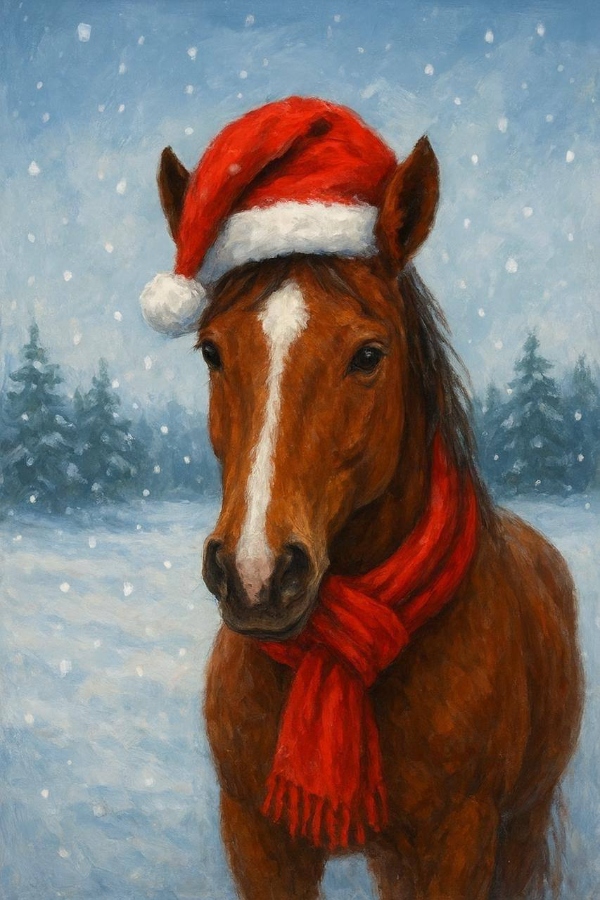Новогодний конь