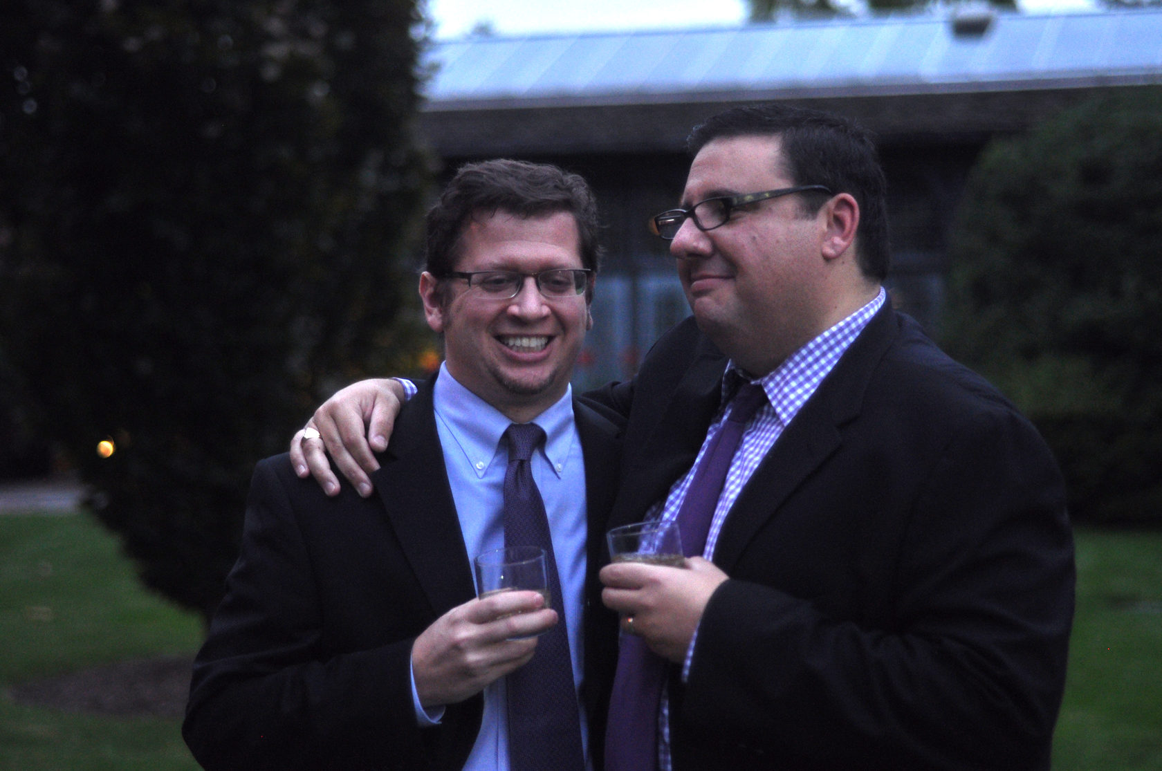 Tony and Nick DeVito at Diego and Adrianne's wedding