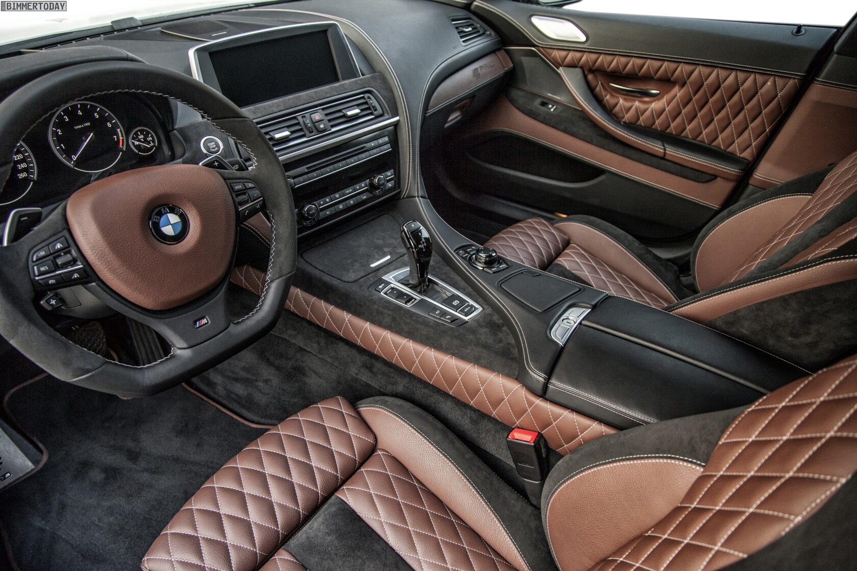 BMW m6 Gran Coupe салон