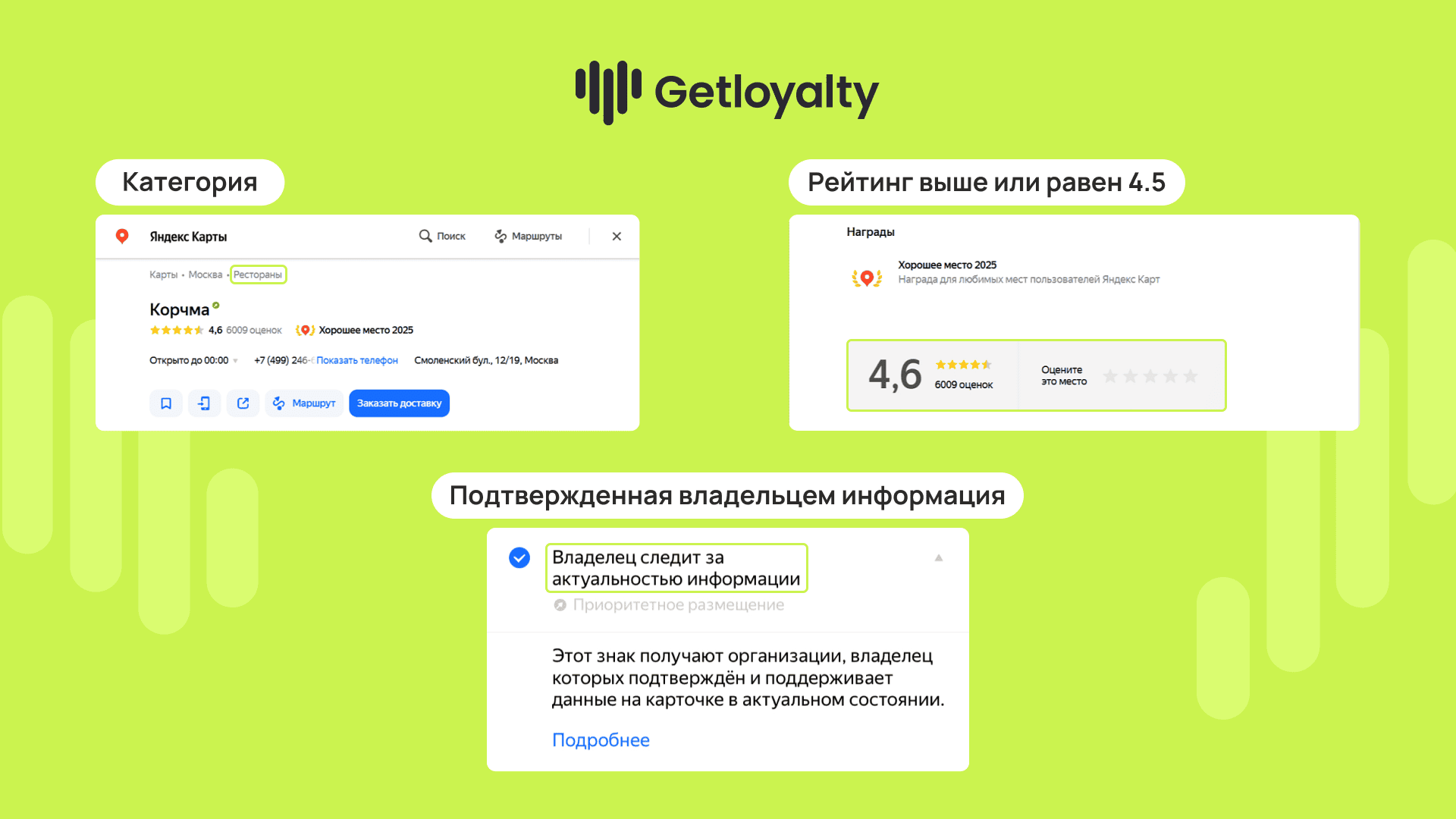 Как бизнесу получить награду «Хорошее место» от Яндекса