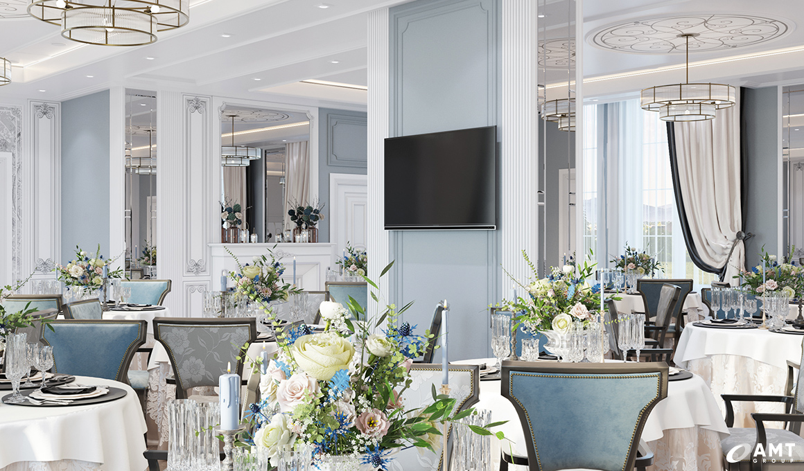 Малый банкетный зал дома торжеств Prince Palace