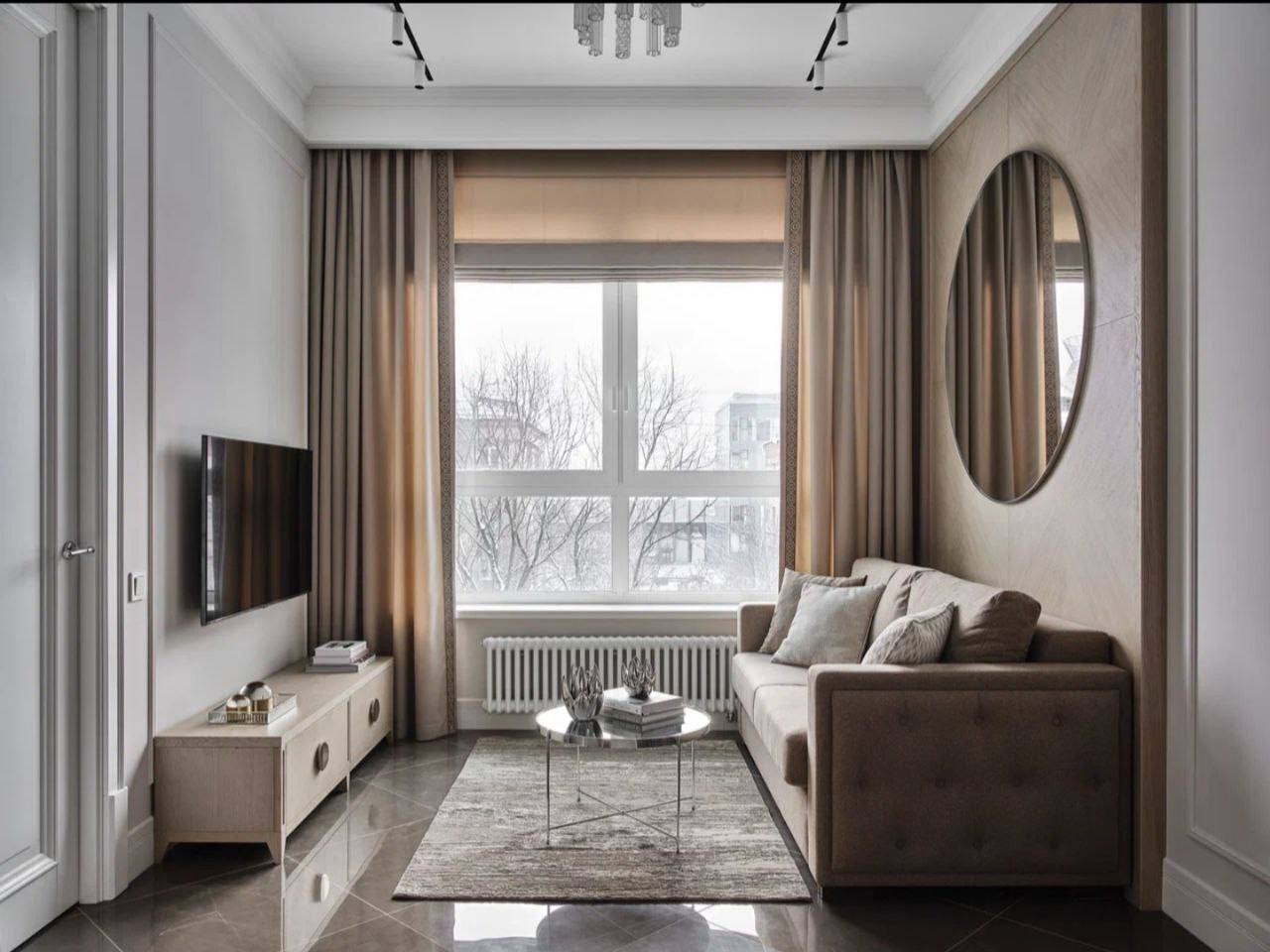 Премиальный интерьер с элегантными шторами от AND Home