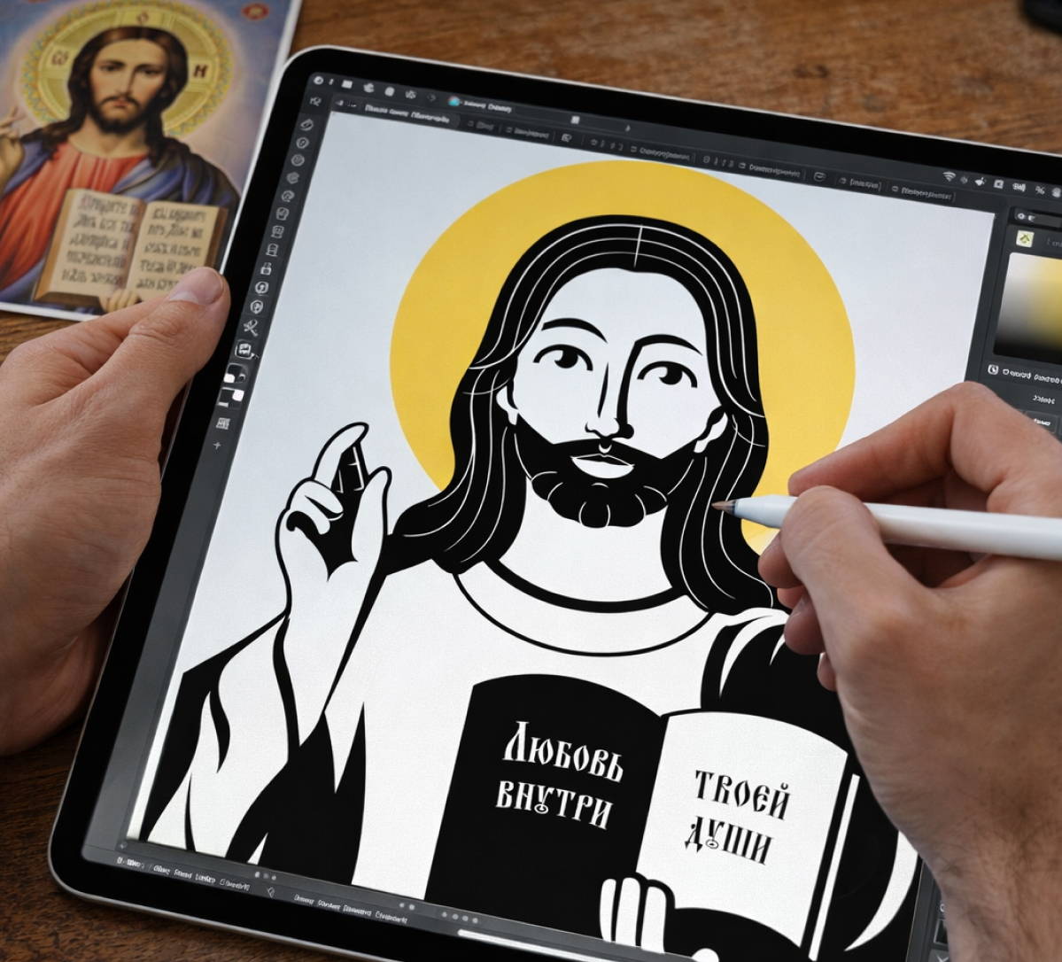 Святые — иллюстрация, кадр 4