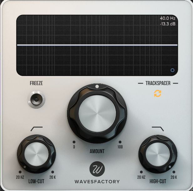 Trackspacer plugin screenshot