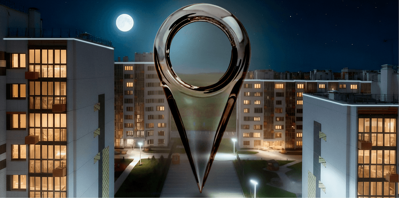 Креатив наружной рекламы, ночной вариант 2