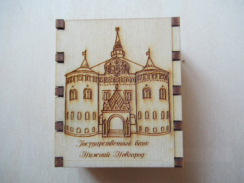 Спички сувенирные на магните города России Нижний Новгород