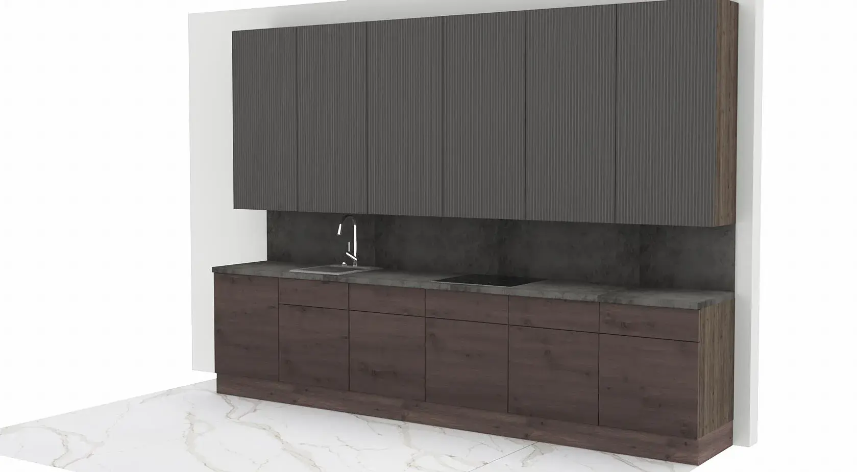 Кухни с фасадом из массива фото 1