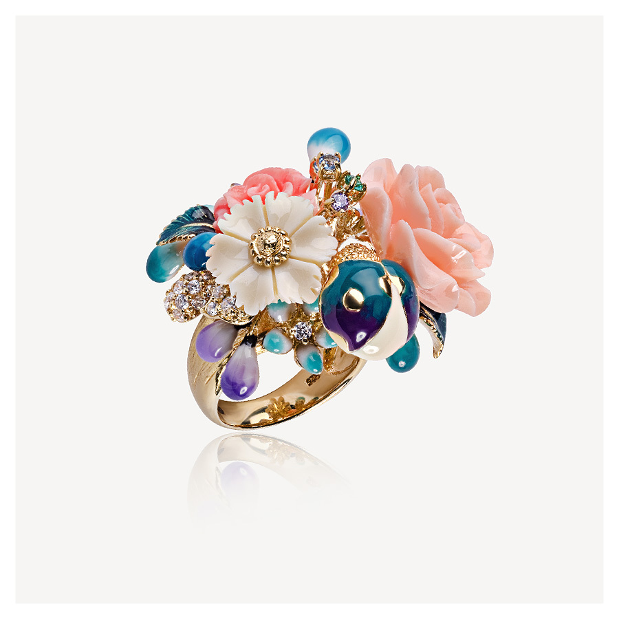Кольцо Jewellery Garden - Jewellery Garden. Розы
