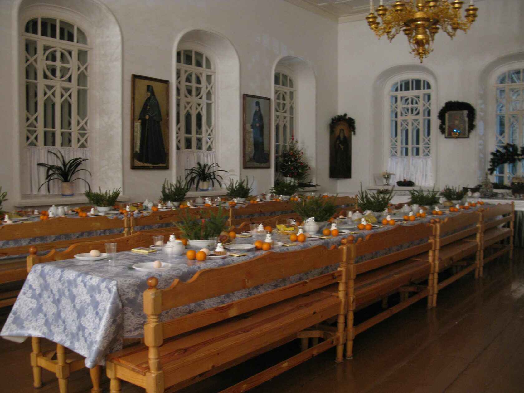 Вышенский монастырь трапезная