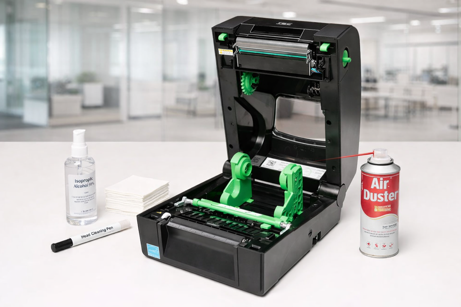 Чистка термотрансферного принтера TSC: инструменты и методы