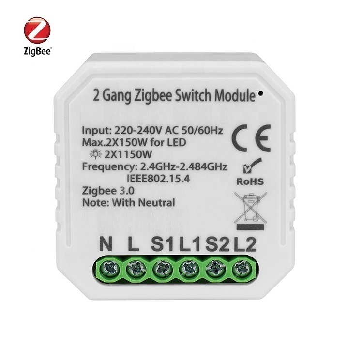 Zigbee реле сухой контакт