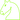 Зеленый контур коня
