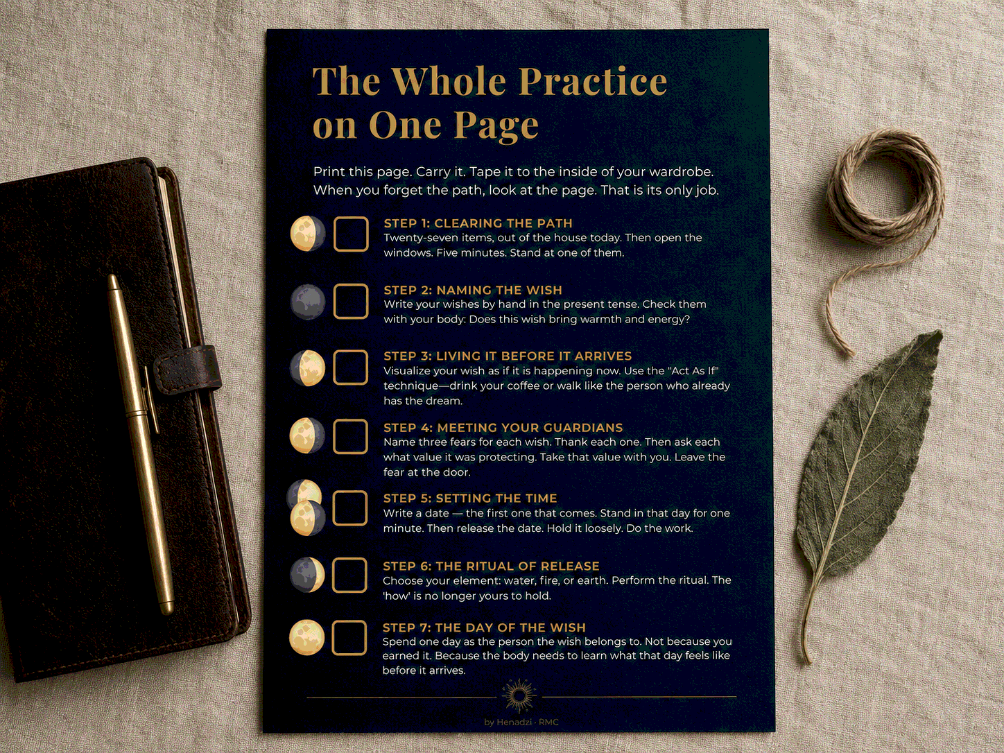 The Pocket Sheet