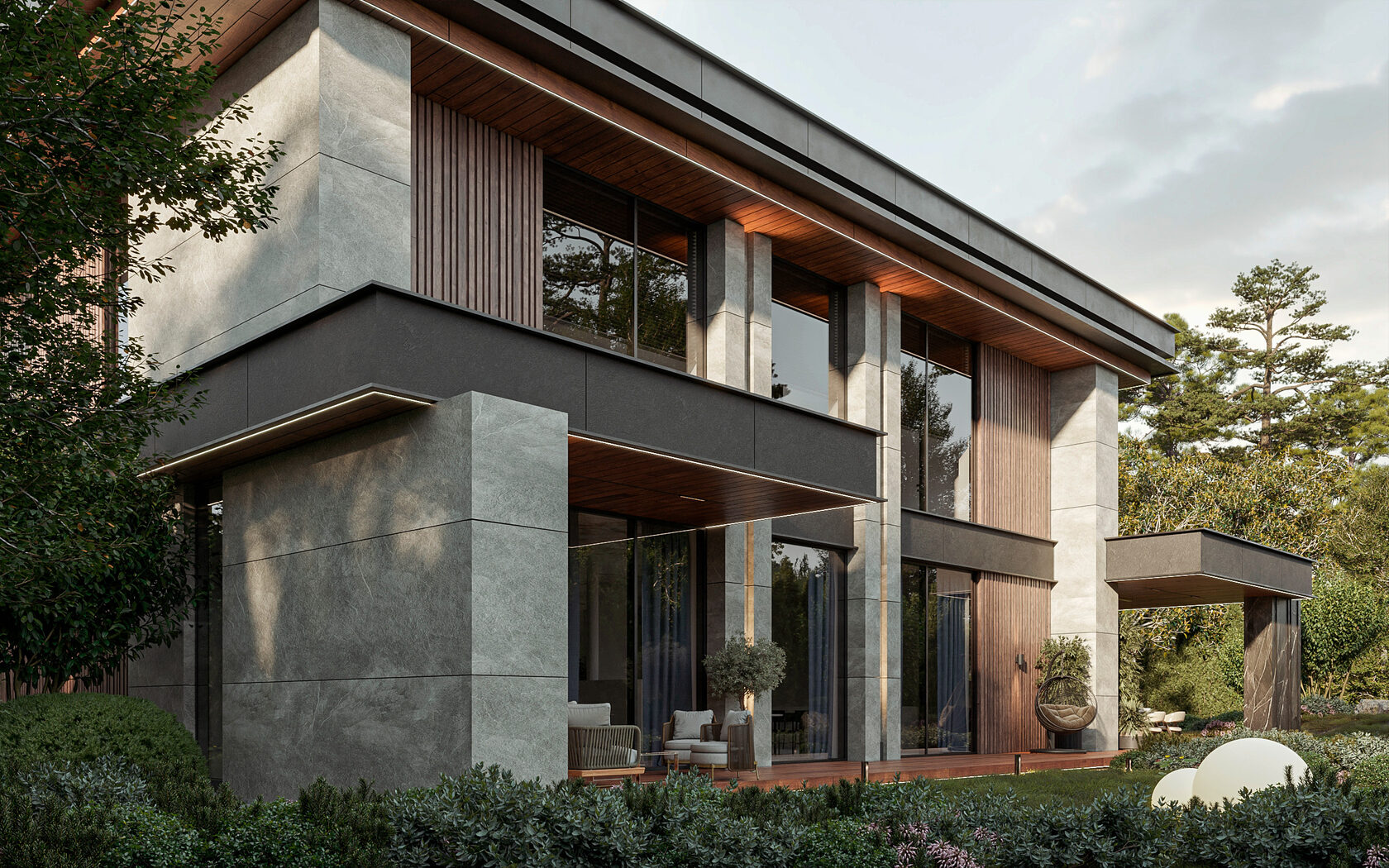 VILLA SERENITY — материалы проекта