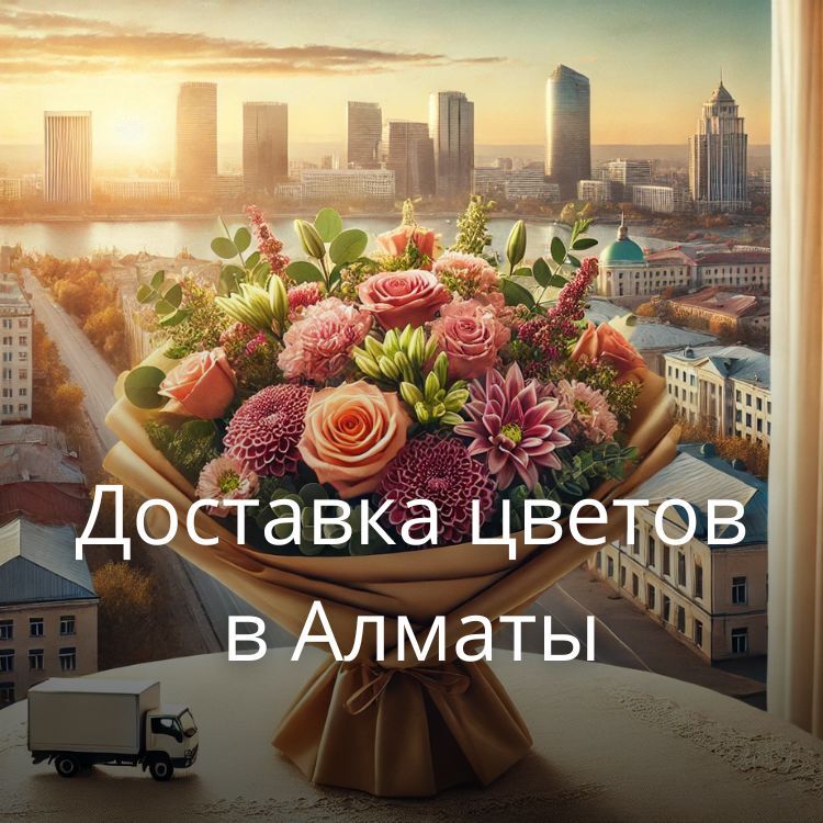 доставка цветов в Алматы