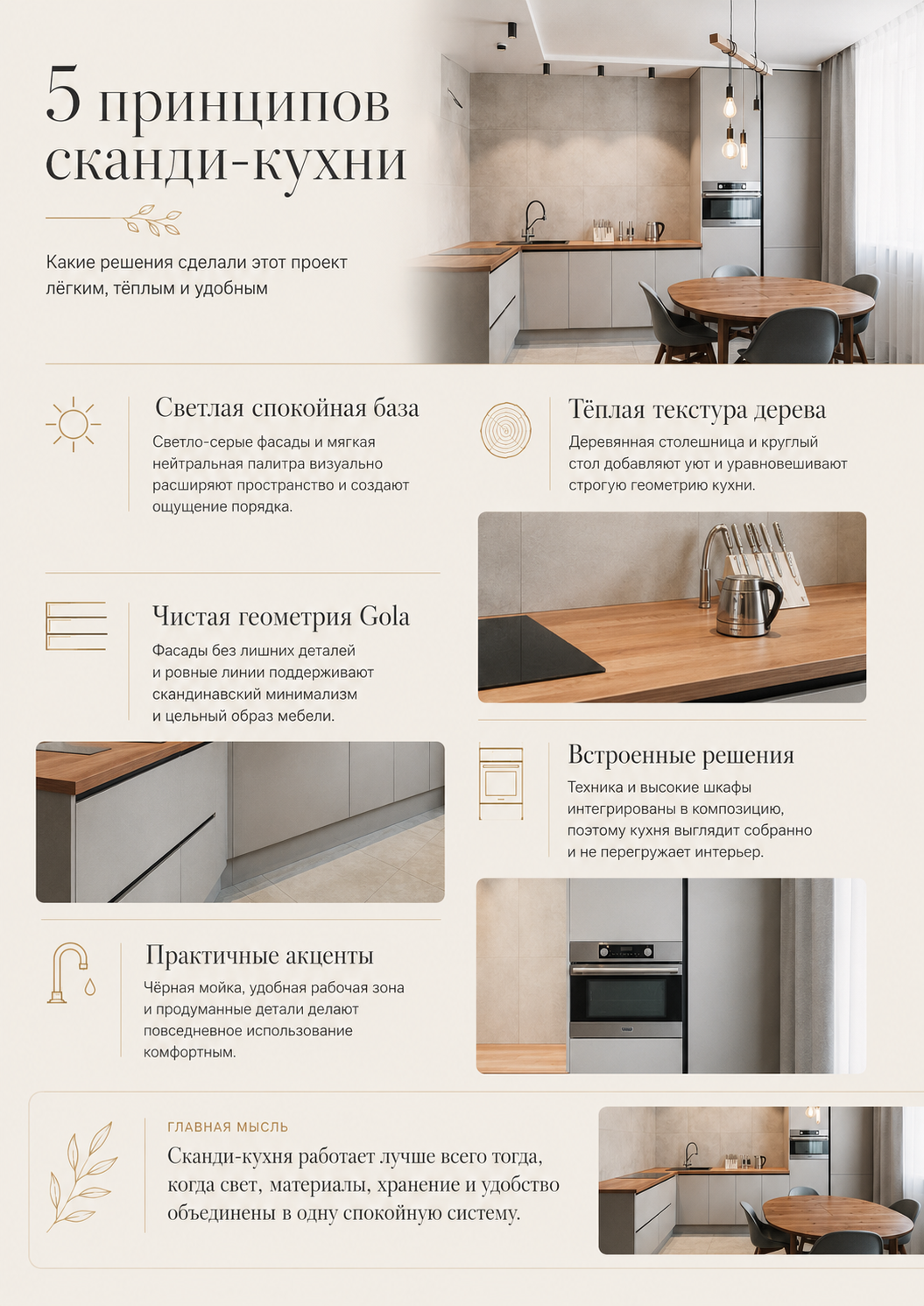 Почему эта кухня выглядит дорого