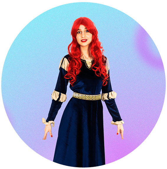 Аниматор принцесса Мерида Москве