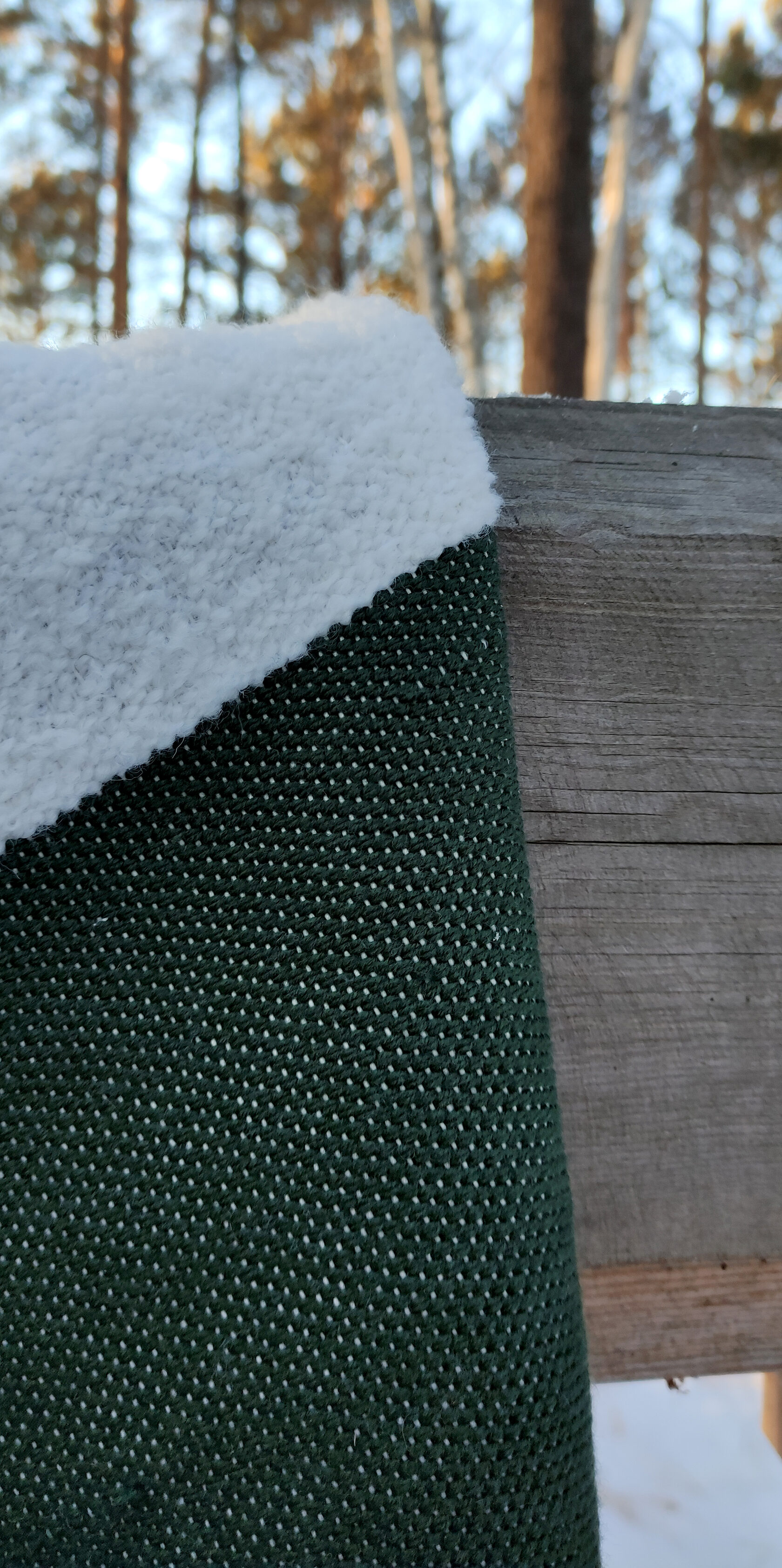 Палантин ручного ткачества с берегов Байкала