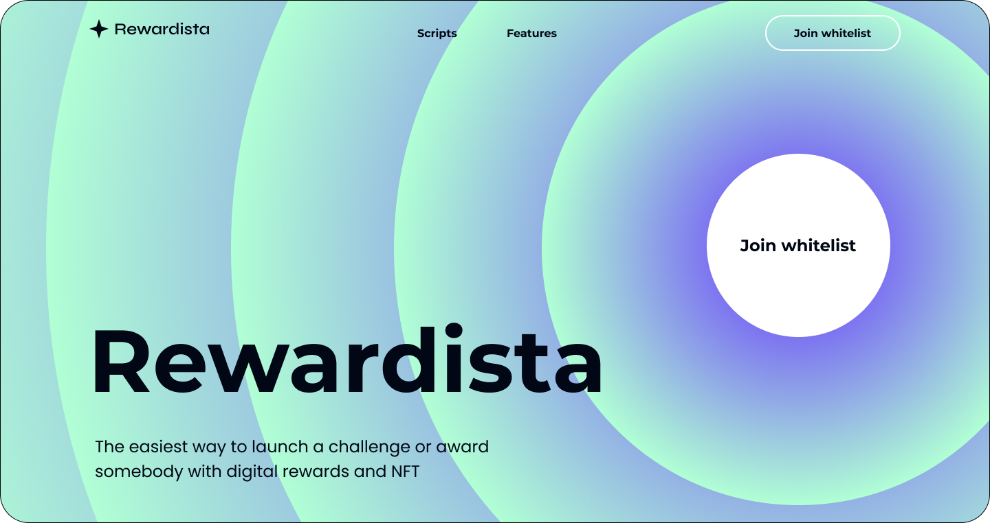 Reward Testa Rewardista - NFT based rewards and challenges