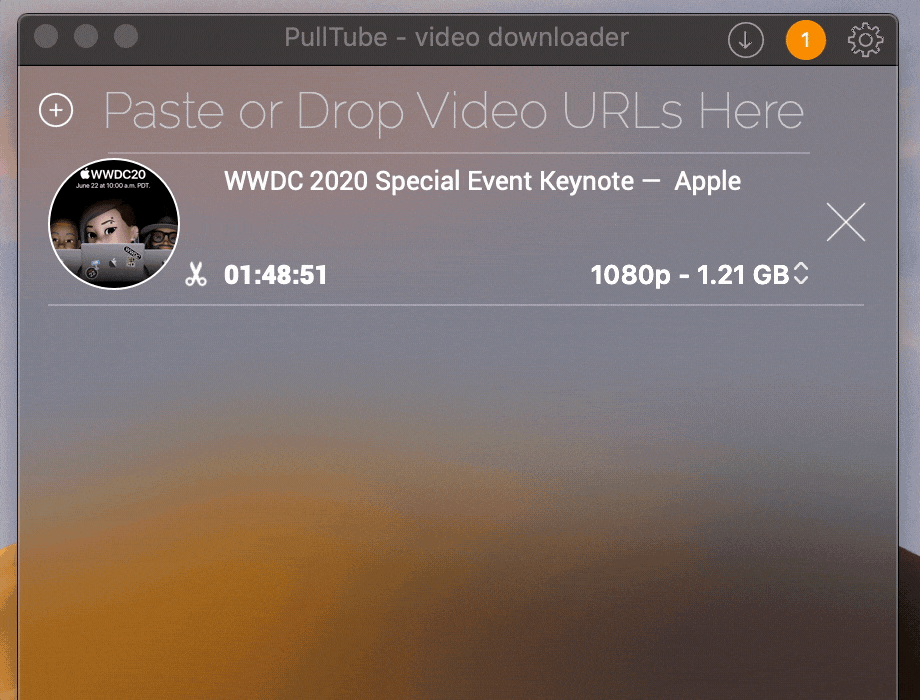 PullTube for mac instal free