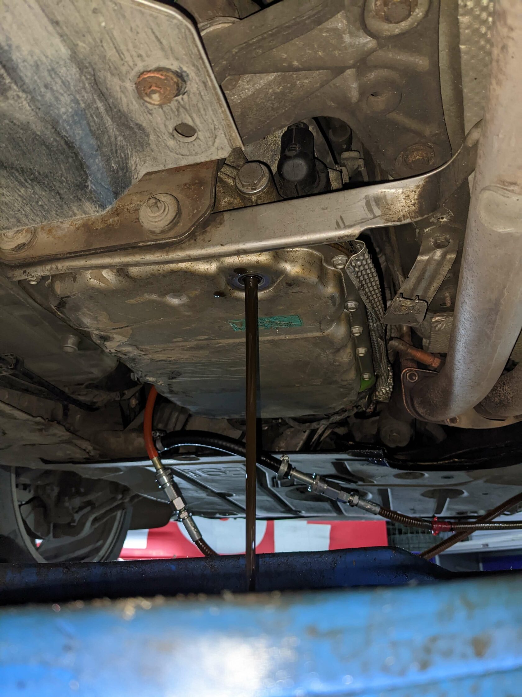 Слив масла из АКПП GM