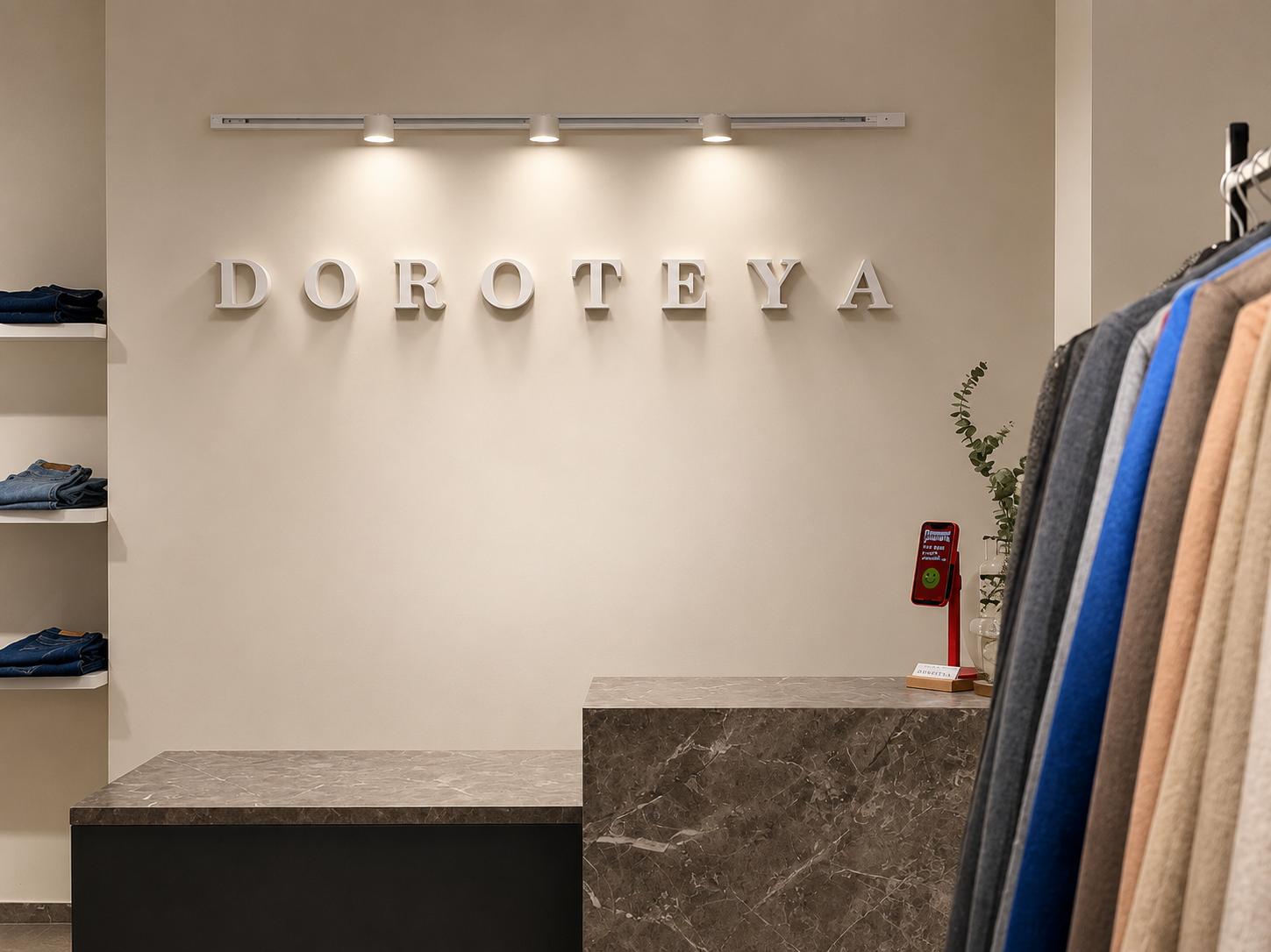 Магазин DOROTEYA — примерочная