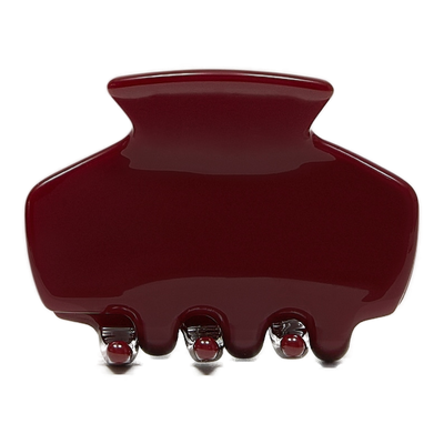 Крабик для волос Матильда, бордовый занавес