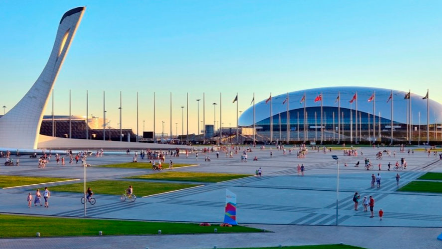 Роза Хутор Олимпийские обьекты