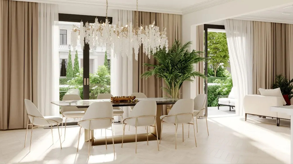 Интерьер резиденции Quartier d’Or