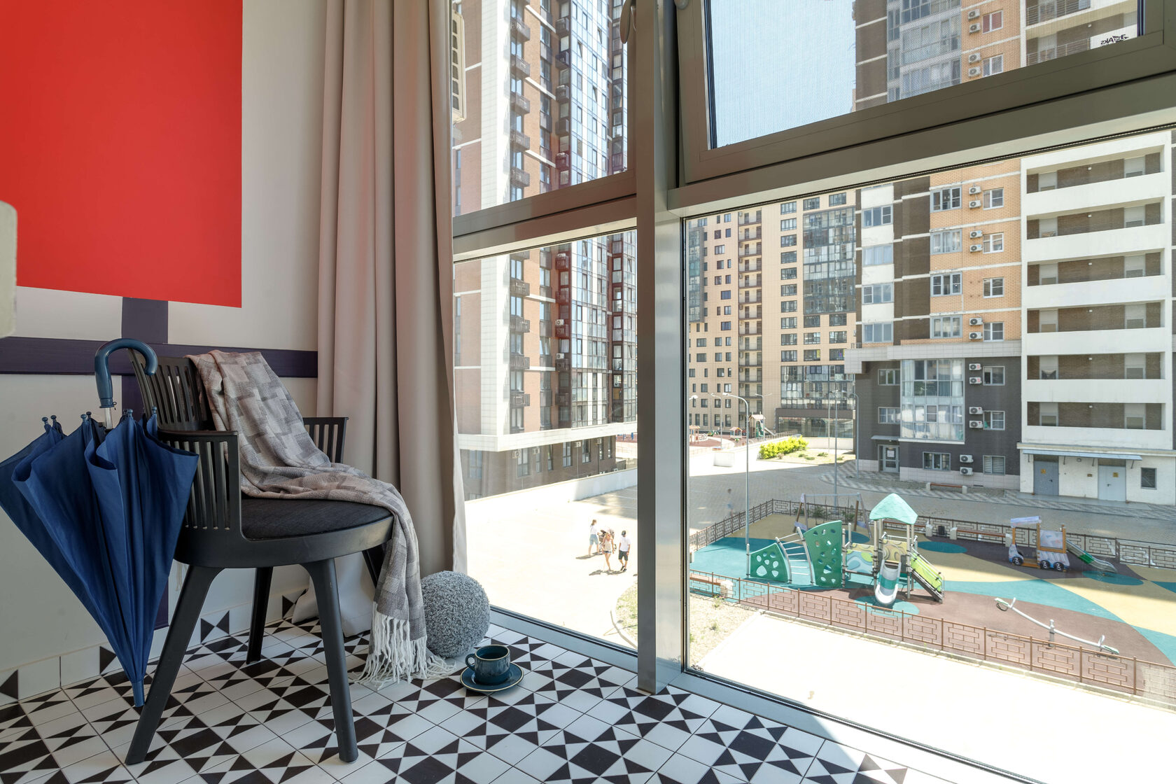 хоумстейджинг балкона (зима) Екатерина Ситникова, выпускница Академии Глории Крюнер. 