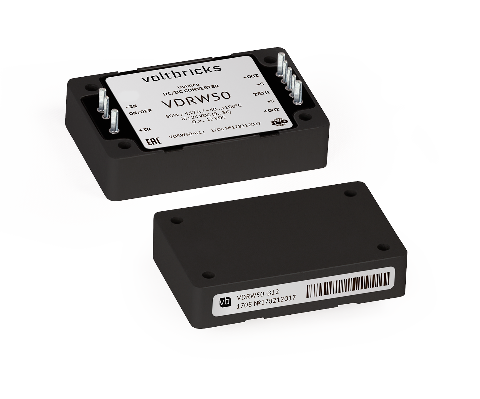 VOLTBRICKS | VDRW Series | DC/DC converters for railway application