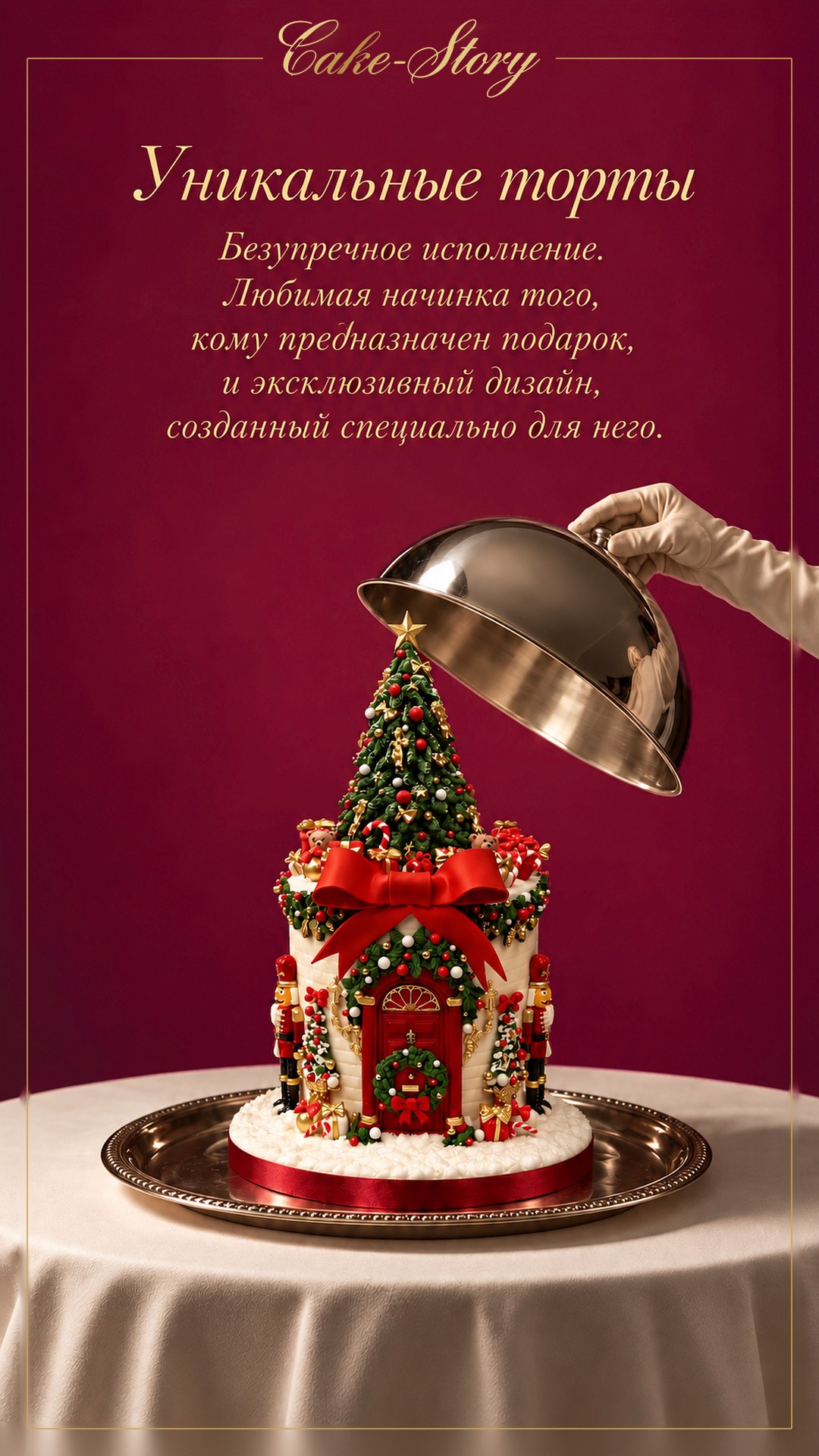 Уникальный торт под клошем — Cake-Story
