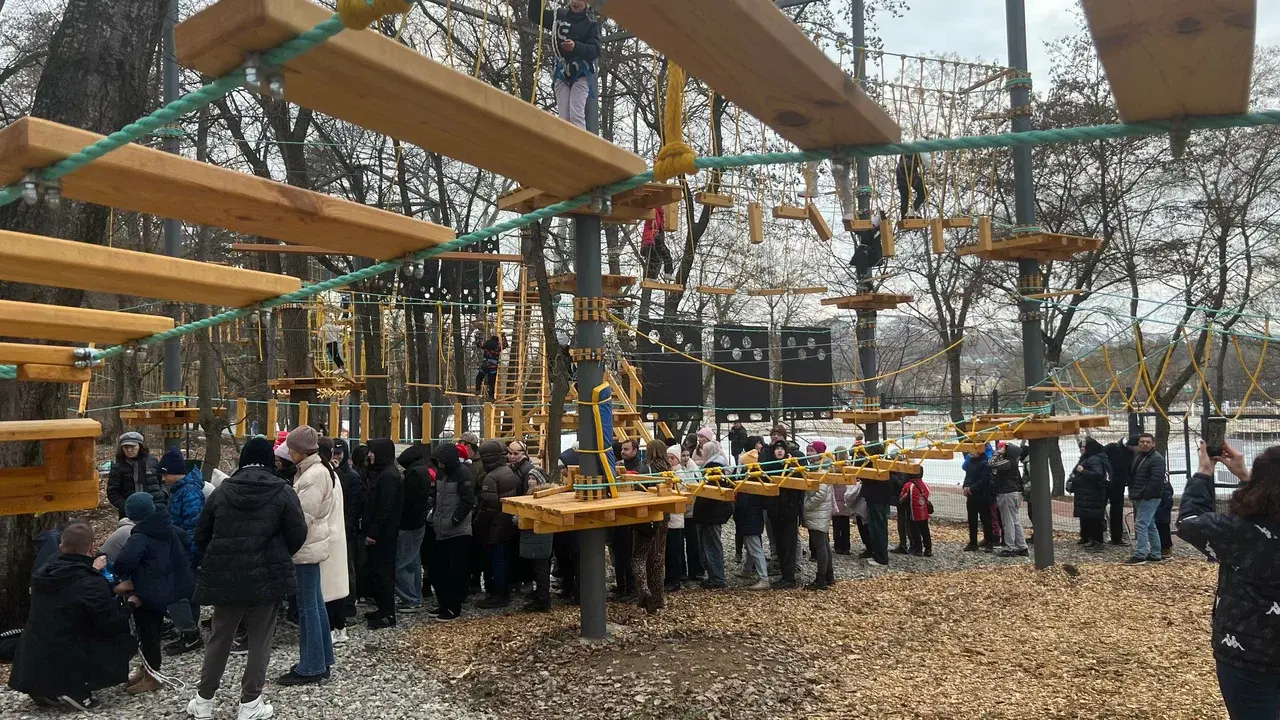 Этапы парка на Старом озере