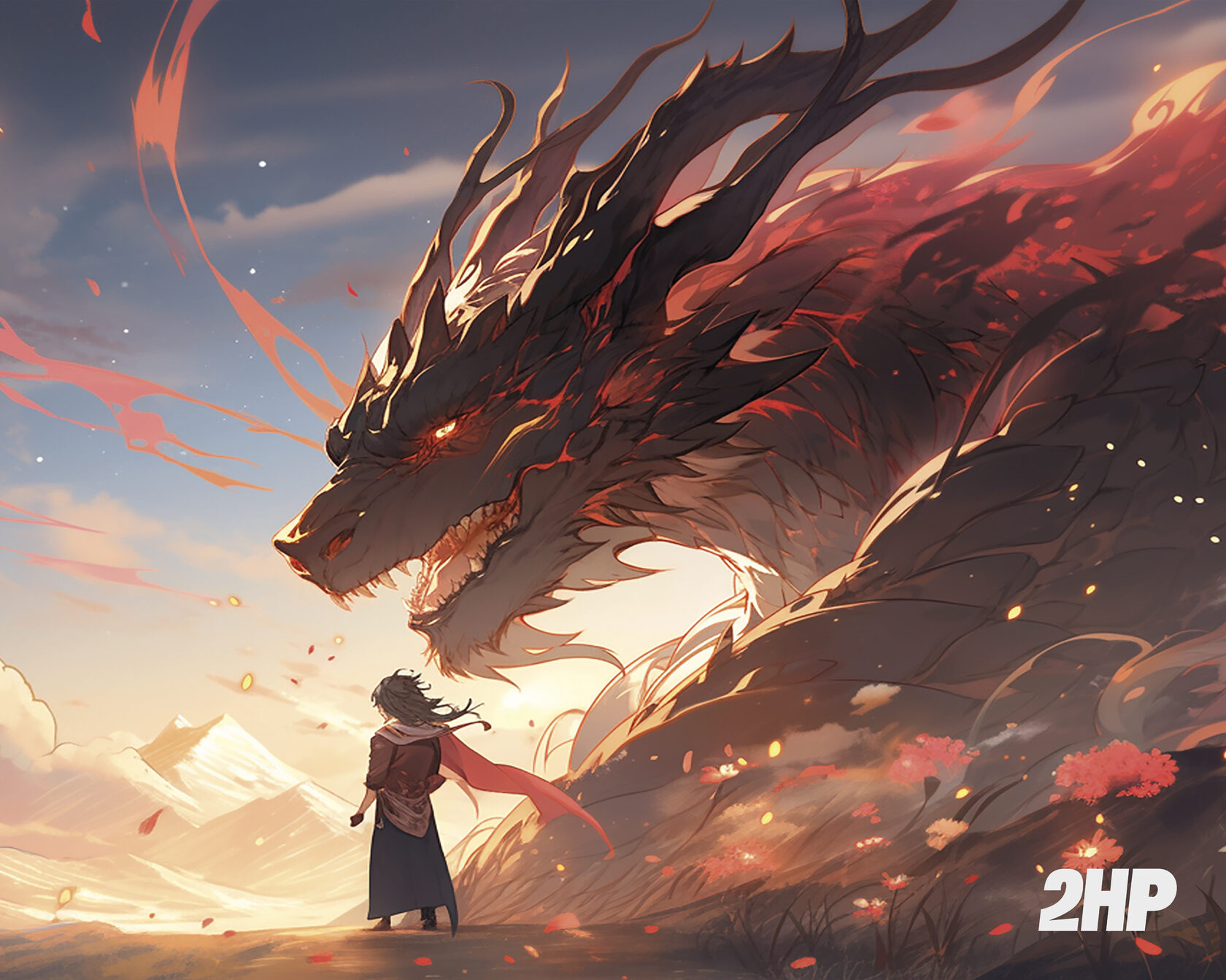 Коврик для мыши c драконом