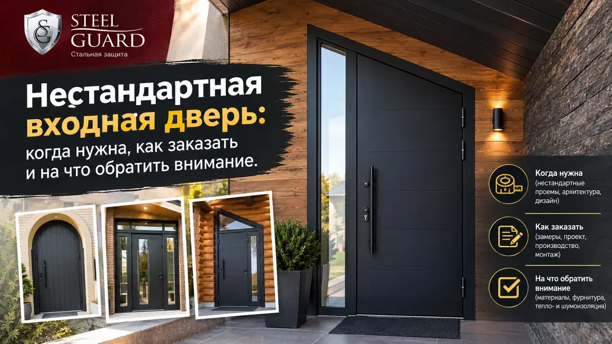 Иллюстрация к статье: нестандартная входная дверь.