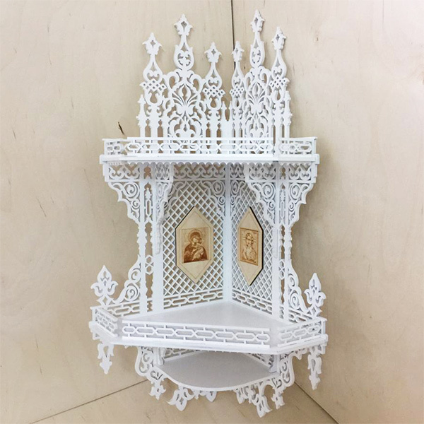 Иконостас угловой с образами