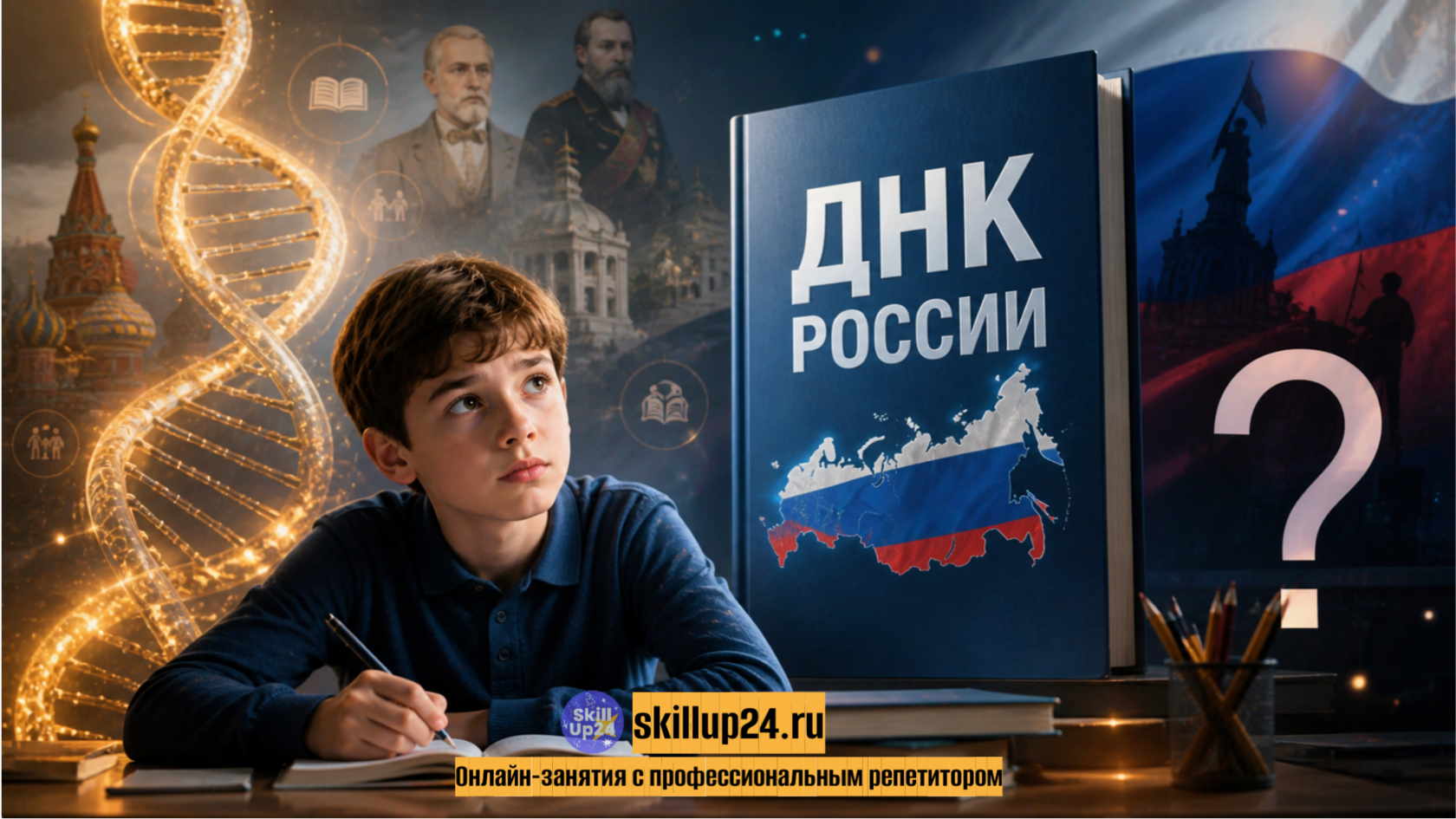 В школах вводят новый предмет «ДНК России» для 5–7 классов: что это значит для учеников и родителей. Онлайн-школа SkillUp24 — помощь детям адаптироваться к изменениям без стресса.