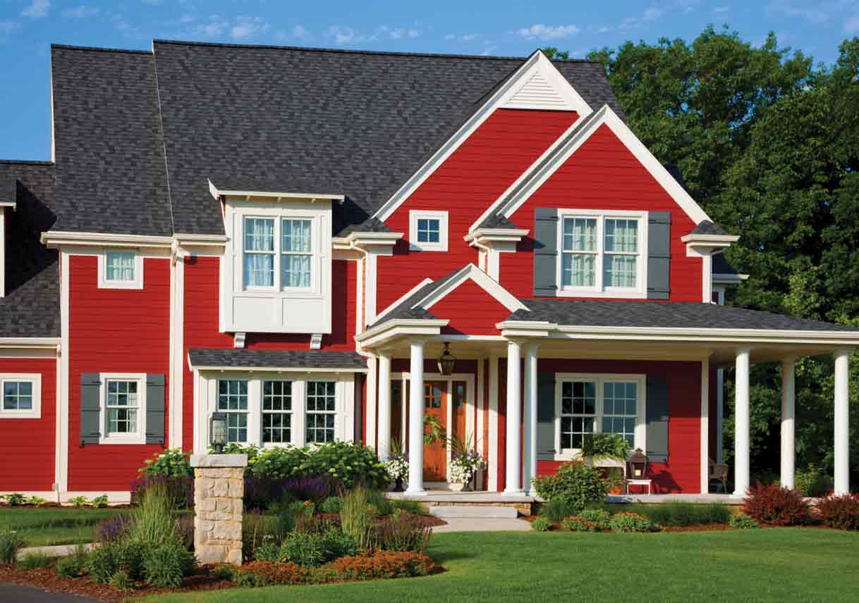 House report. Красный дом. Красный домик. Домик красного цвета. Красные фасады домов.