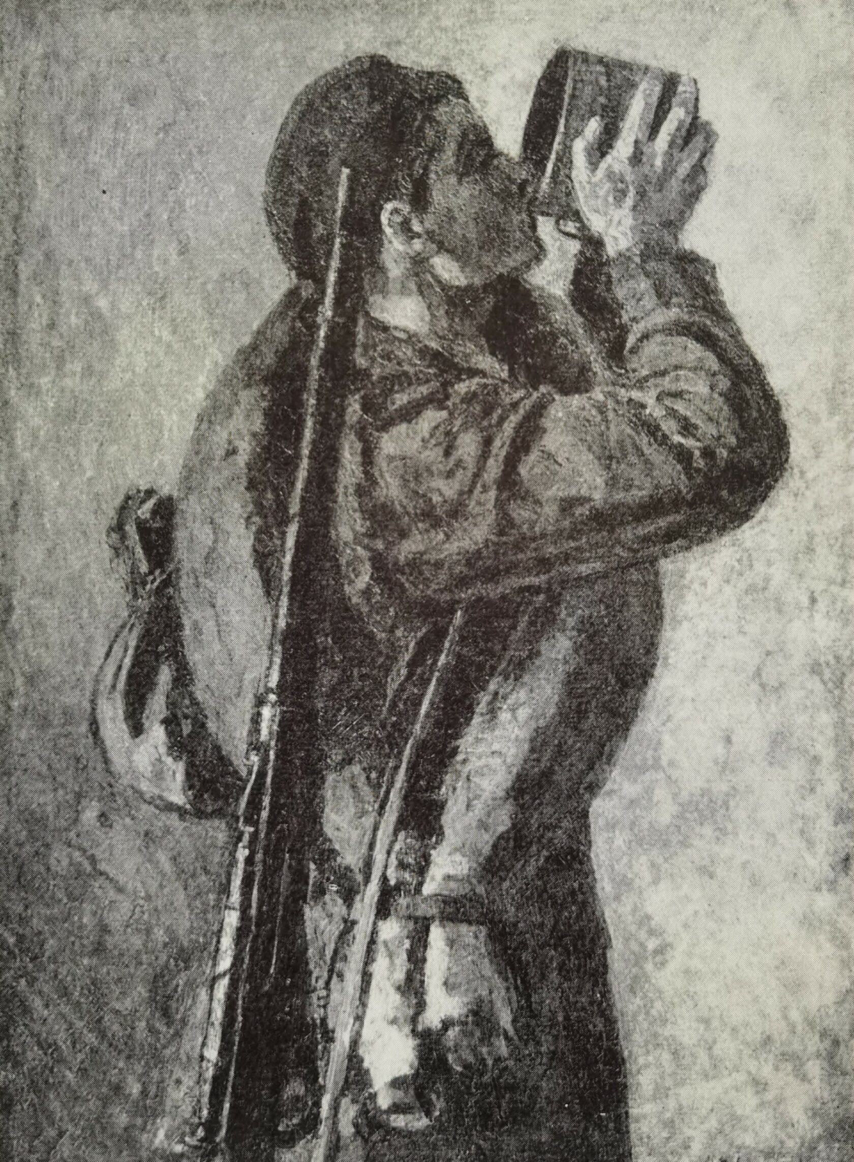 Воин, утоляющий жажду, 1949 г.