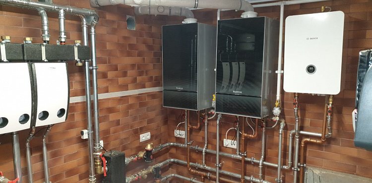 Монтаж котлов