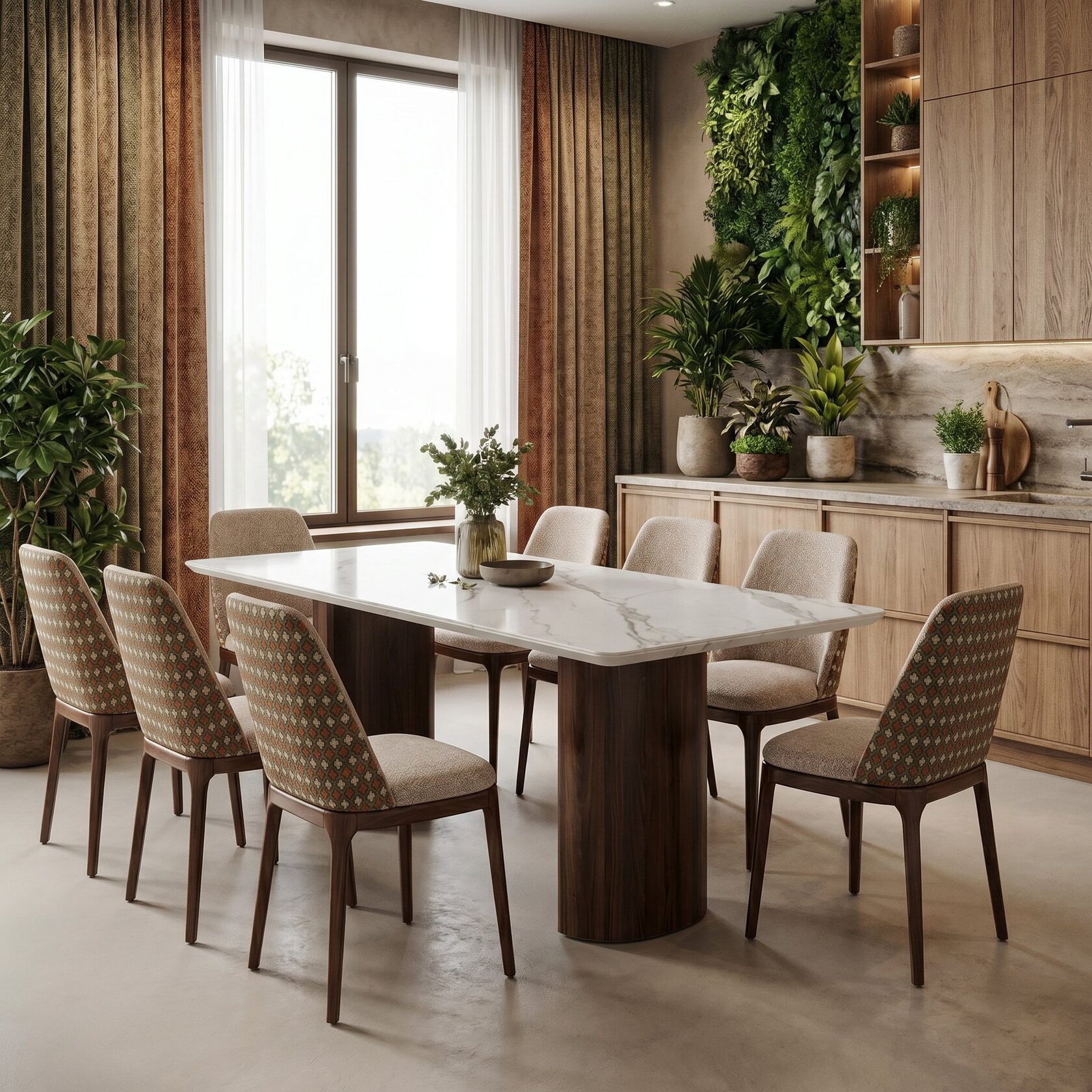 Metropolitan Chic dining room