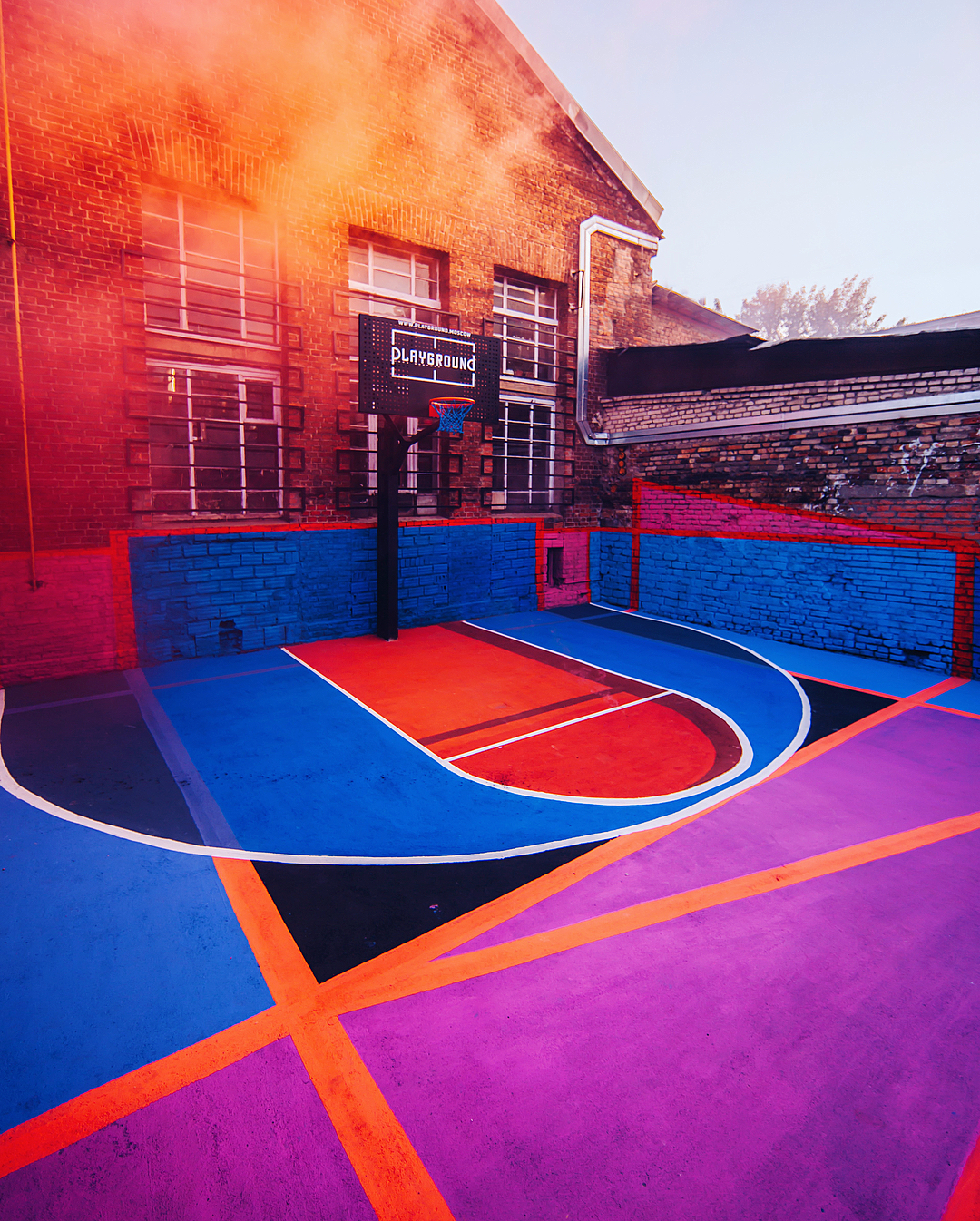 Basketball Court вид сверху