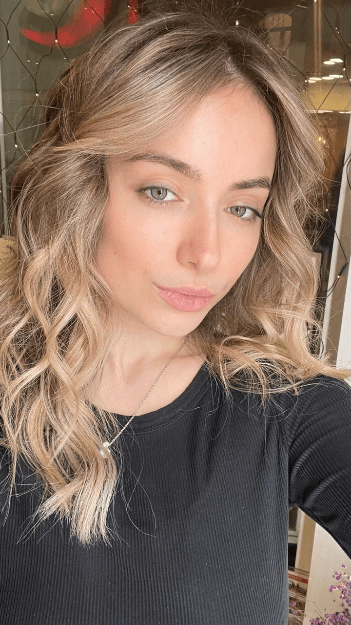 Покрасить темные волосы в блонд