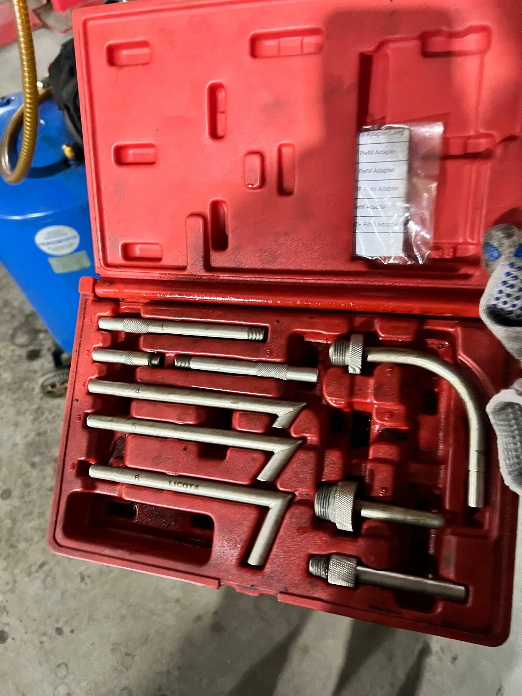 Специальный переходник для заправки DSG